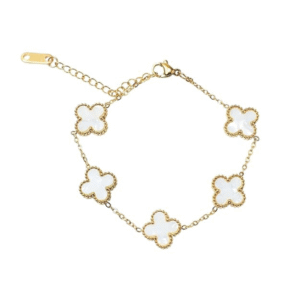 Classic female gold bracelet paired with evening dress