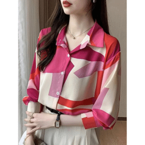 Versatile button-down stylish shirt for women ideal for office and daily fashion