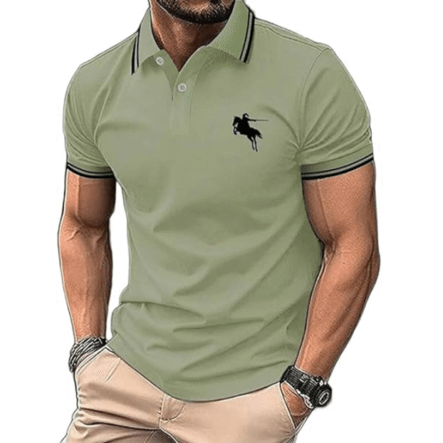 Polo T Shirt for Men – Casual Regular Fit with Collar Neck