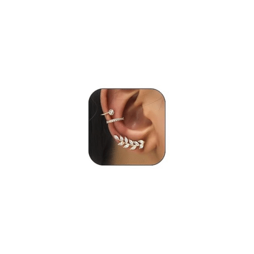 Stylish ear climbers earrings for women hugging earlobe with chic look