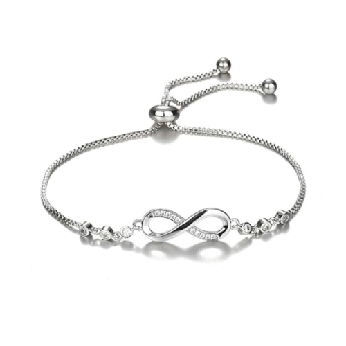 Female bracelet silver sleek design