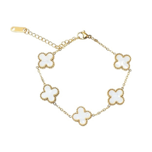 Classic female gold bracelet paired with evening dress