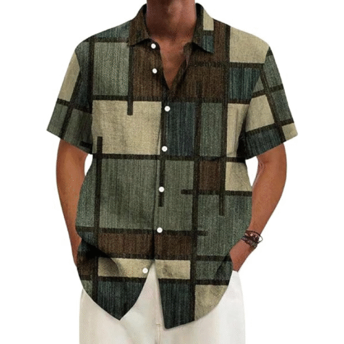 Smart casual menswear regular fit half sleeve shirt for men with collar design – stylish and versatile fashion choice.