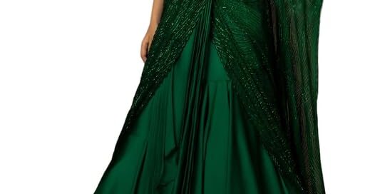 Ready to wear saris with modern pre-stitched design